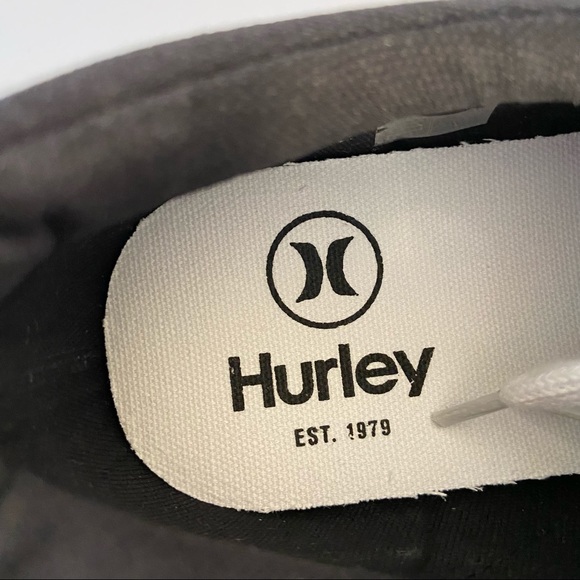Hurley Men’s Arlo Black White Sneaker Shoes, sz 9 - Picture 5 of 7